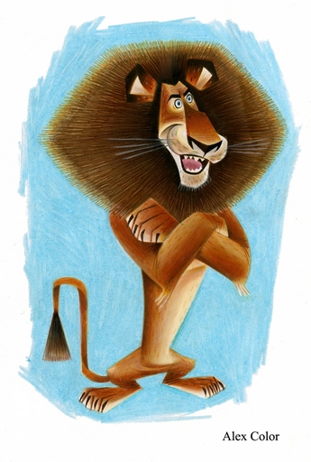 5. MADAGASCAR 2005 AlextheLion artist Craig Kellman